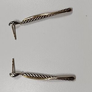 David Yurman drop dangle earrings.